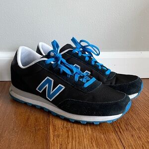 New Balance 501 Men's Black and Blue Sneakers